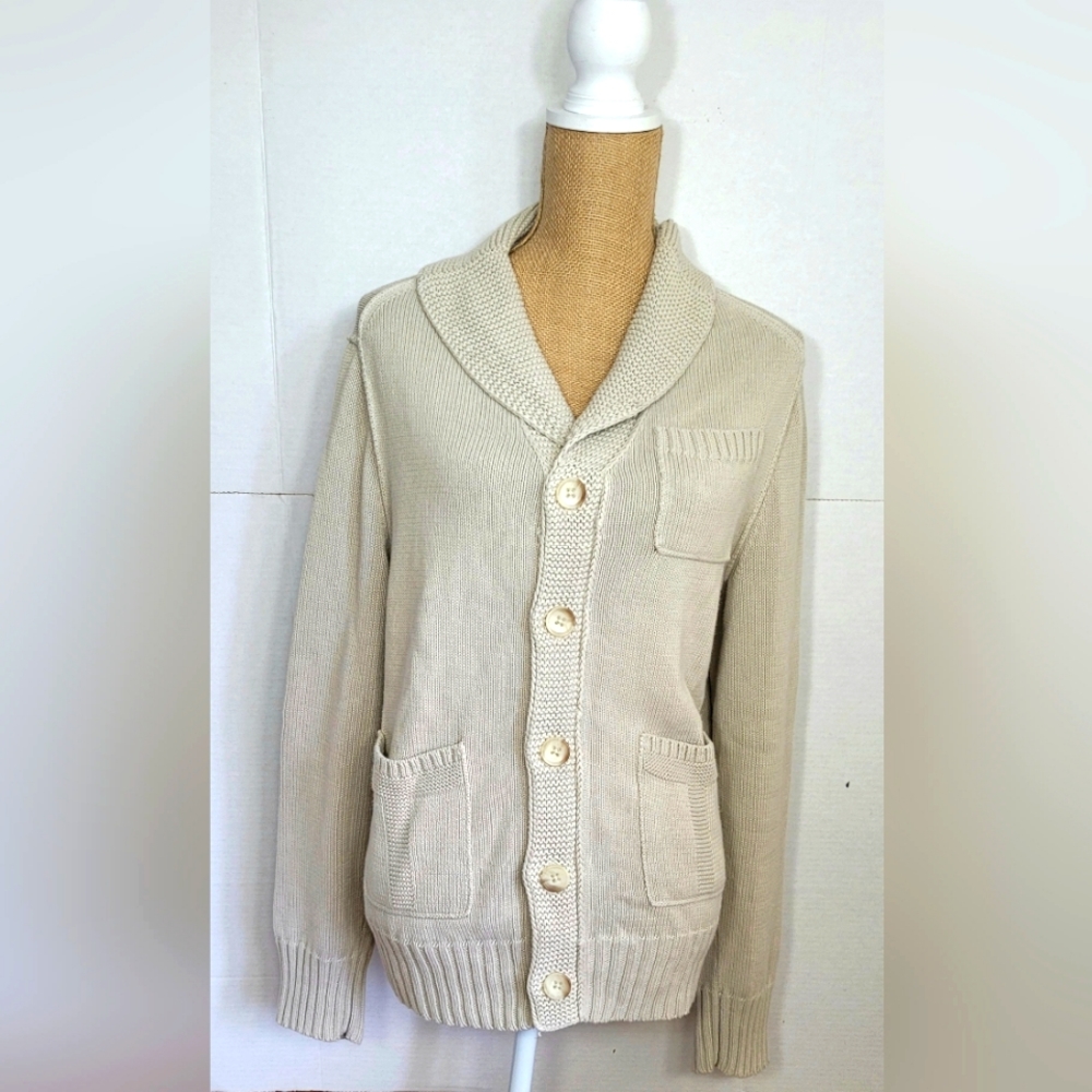 Banana Republic knitted linen cardigan large